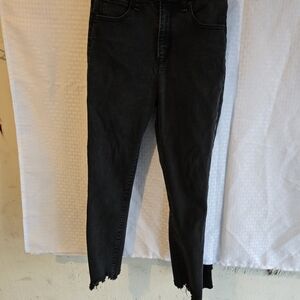 Abercrombie & Fitch Black Ankle Cropped Jeans